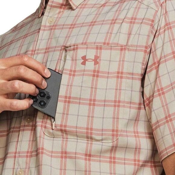 Under Armour Men's Short Sleeve Fishing Shirt | Drift Tide 2.0 UPF Medium NWT - Picture 3 of 3